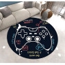 Round Game Controller Mat For Bedroom, Room - Floor Mat Sofa Floor Anti-slip Mat - Controller Design - 100 x 100 cm	